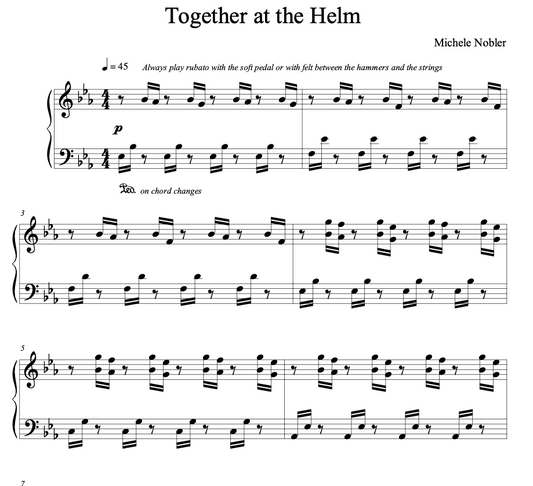 Together at the Helm - PDF Piano Sheet Music