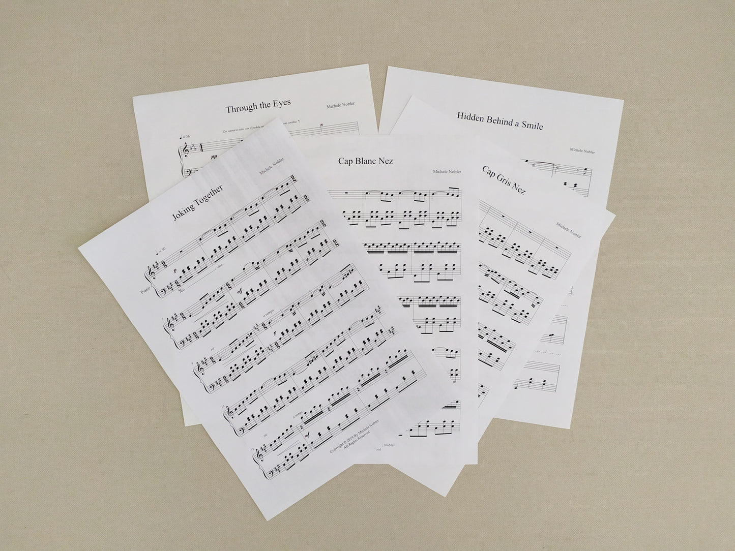 ALL MY PIANO SHEETS